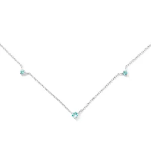 Celestial Necklace, Blue Topaz, Silver