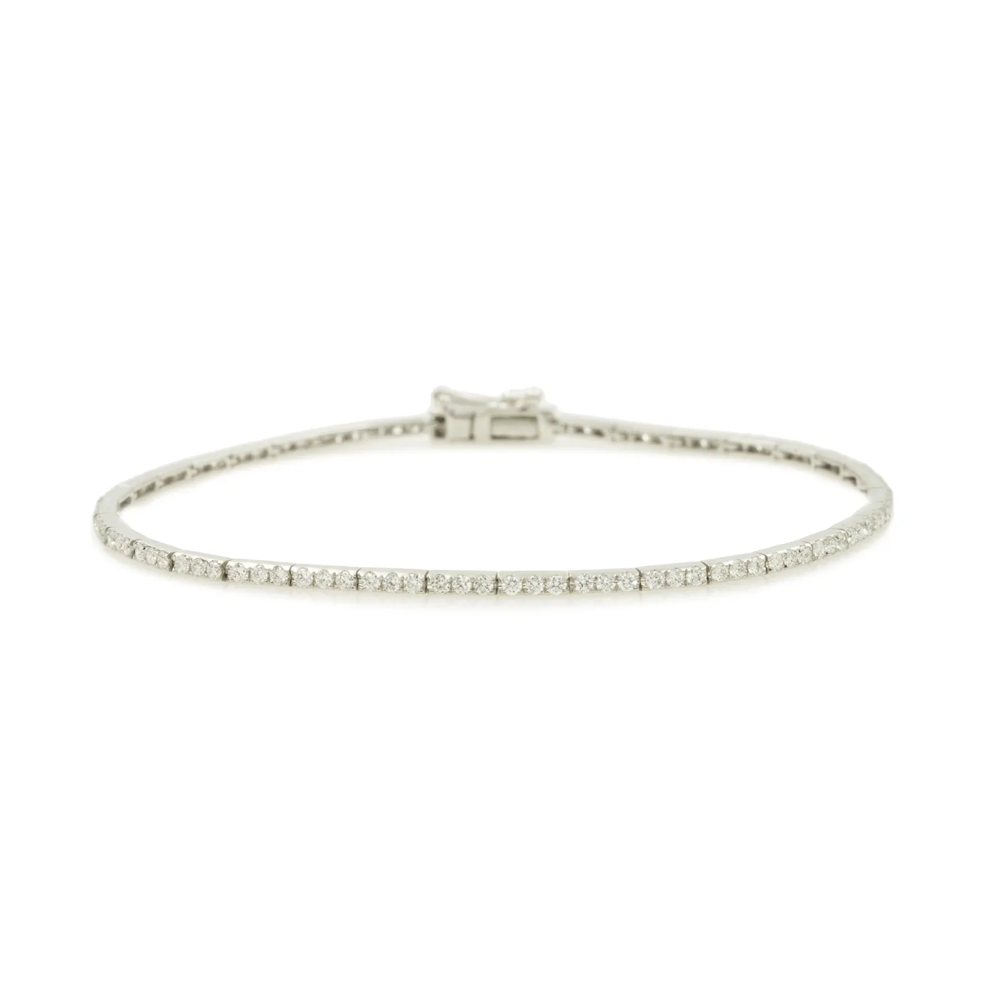 Diamond Ribbon Tennis Bracelet