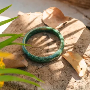 Green Bangle Bracelet