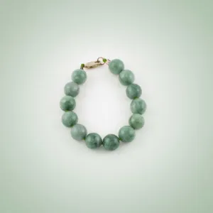 Green Jade beaded bracelet
