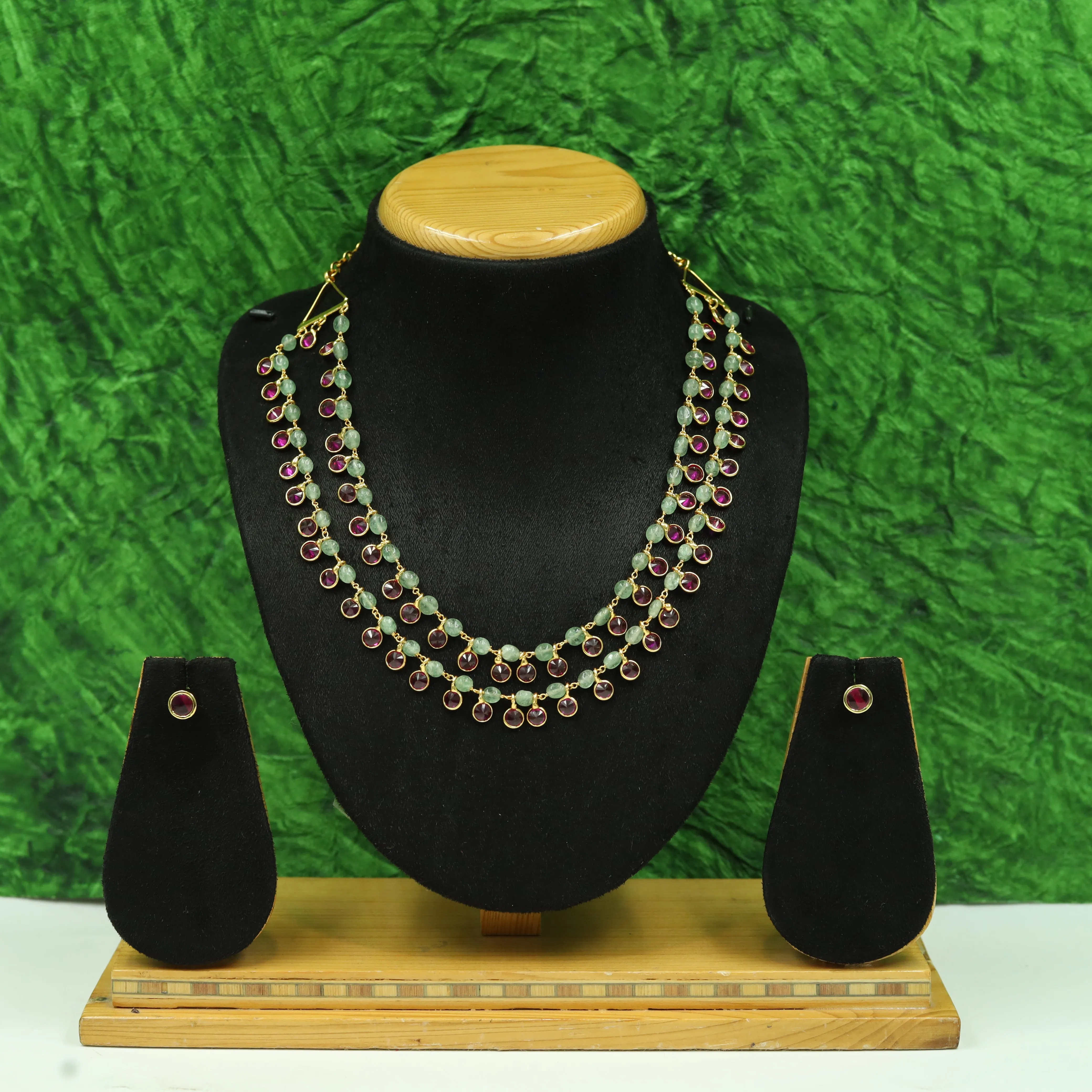 Layered Pearl Necklace Set 16349-21