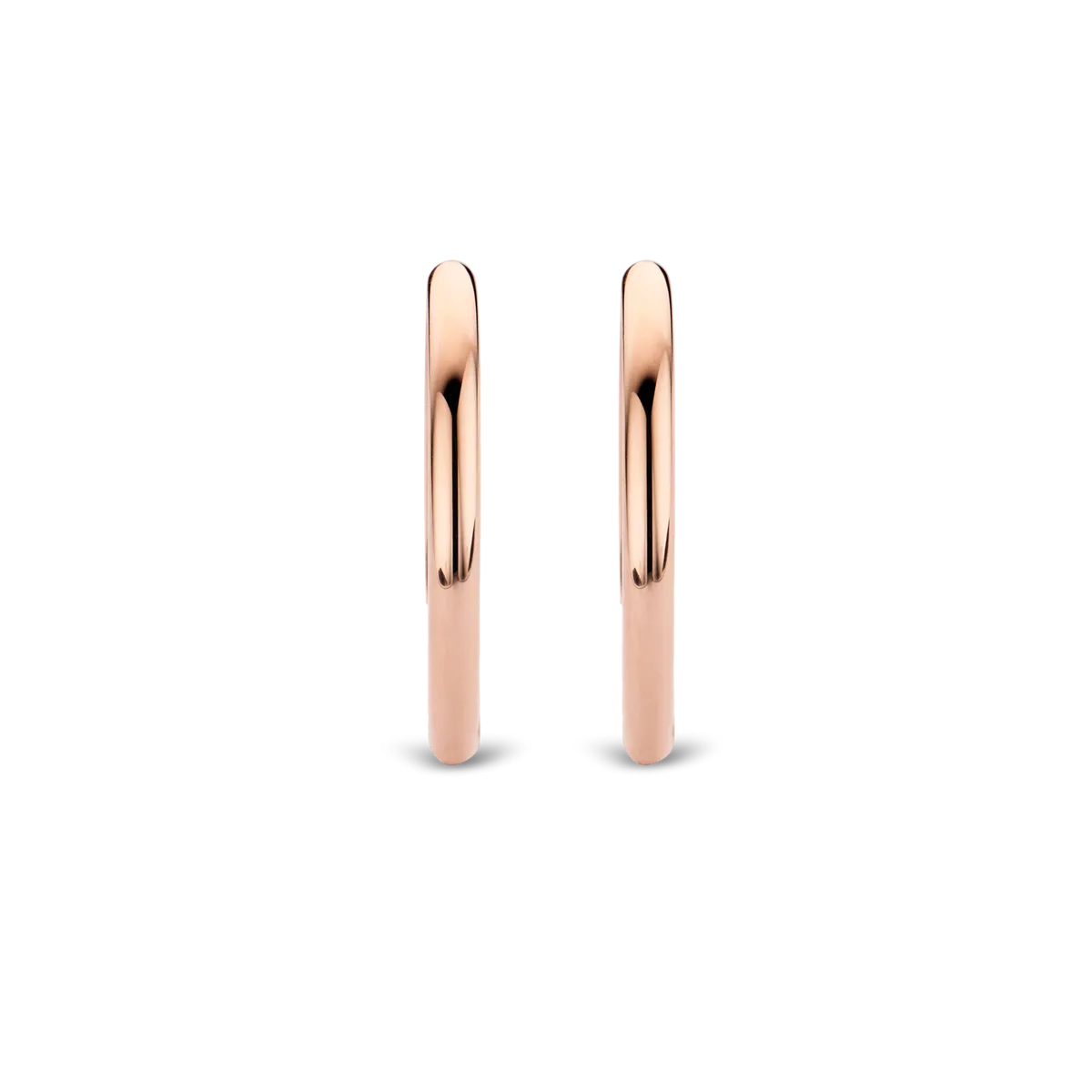 Milano Hoop Earrings - Rose Gold - 7782SR