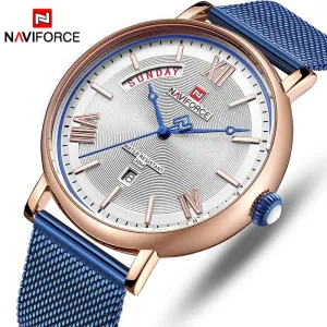 Teveno Men's Stainless Steel Mesh Watch