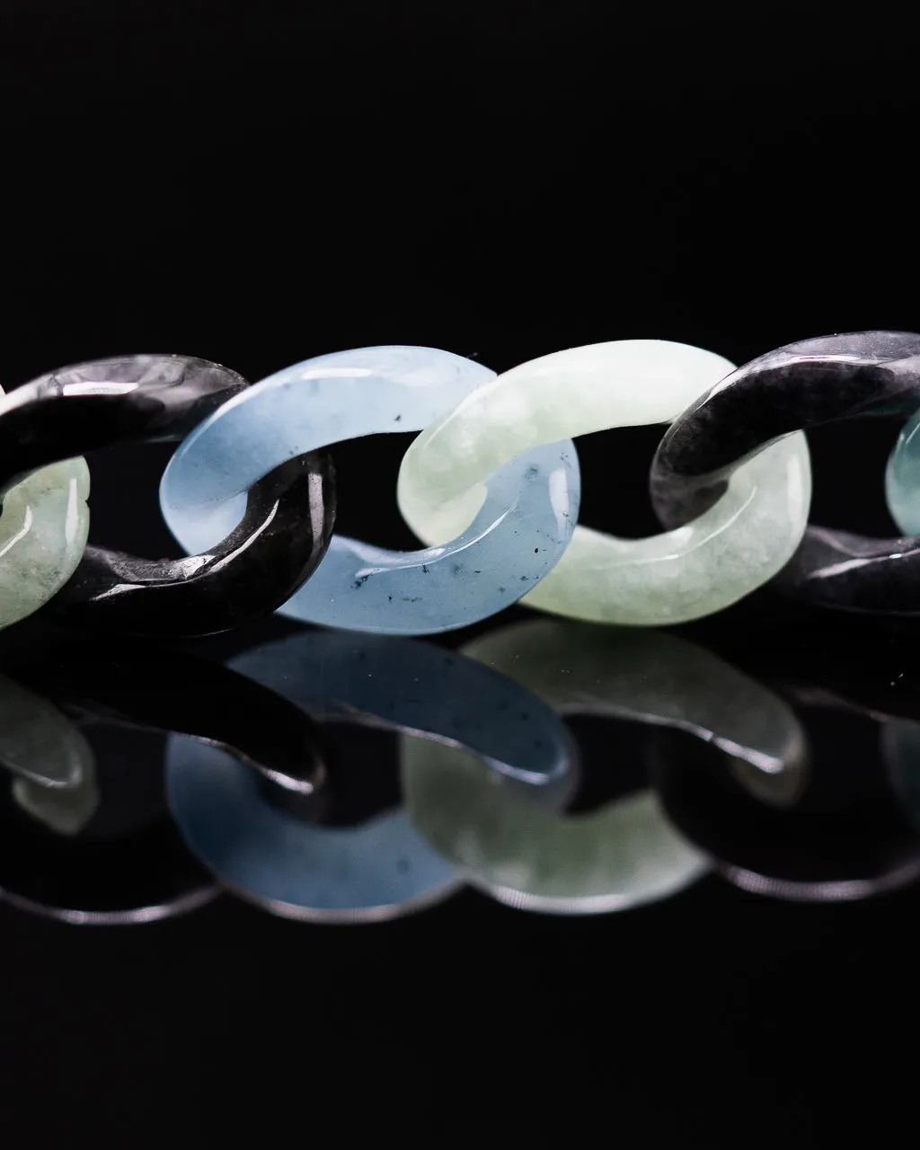 Tri Color Cuban Jade Bracelets